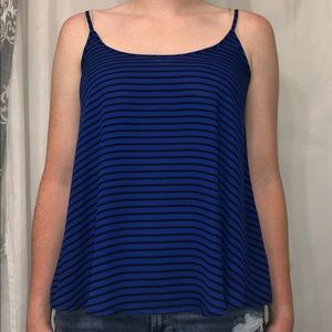Apt. 9 blue striped tank top